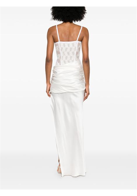 White corset-detail satin gown Giuseppe di morabito - women GIUSEPPE DI MORABITO | 04SSLD1390441903